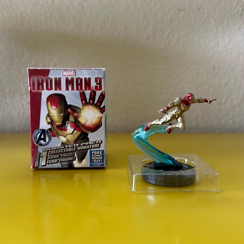 Iron Man 3 FCBD Hero Clix Figurine 2013 Marvel Booster Pack Avengers WizKids